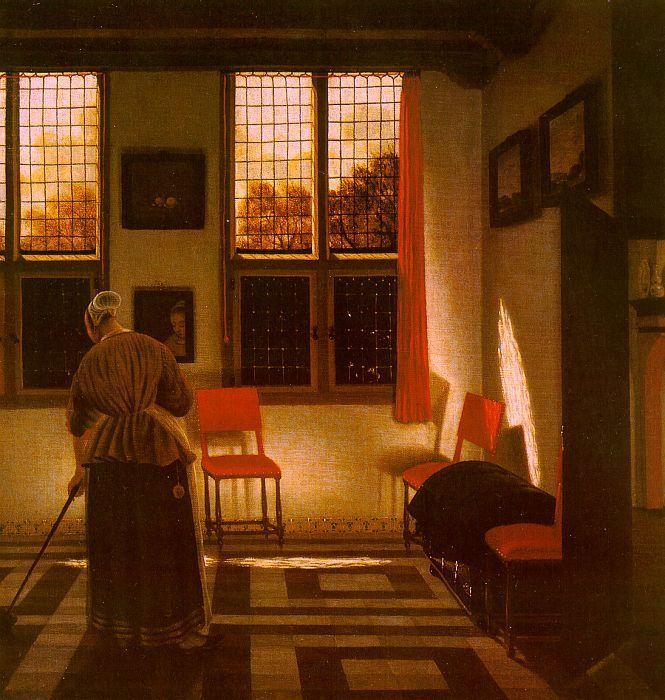 Pieter Janssens Elinga Room in a Dutch House oil painting image